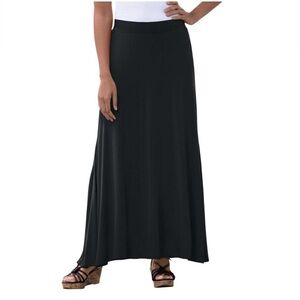Hillary Hanson Black Maxi Skirt - Size 2X